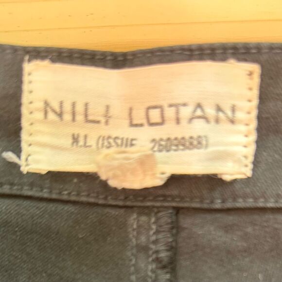 Revolve Nili Lotan Black Cropped Cargo Joggers, Ankle Zippers, Knee Details, 2 - Picture 13 of 13